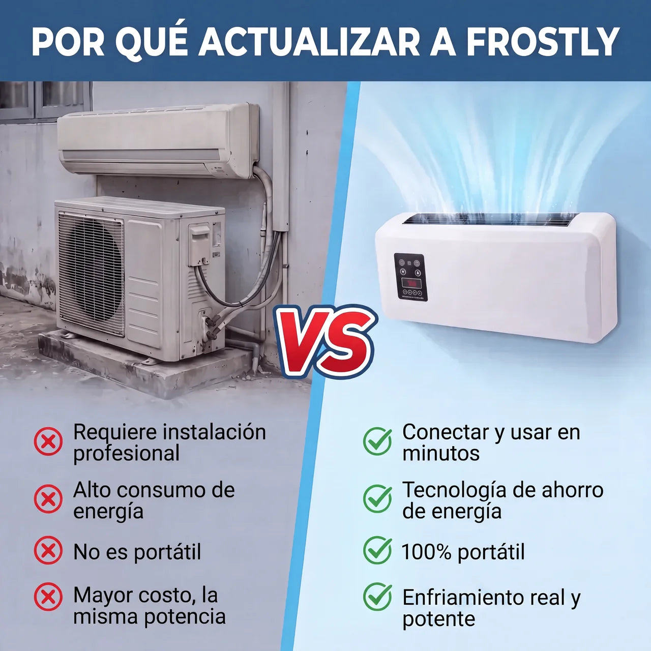 Frostly - Aire Acondicionado Portátil